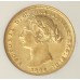 AUSTRALIA 1866 . ONE 1 SOVEREIGN . SYDNEY . GOLD . SLABBED
